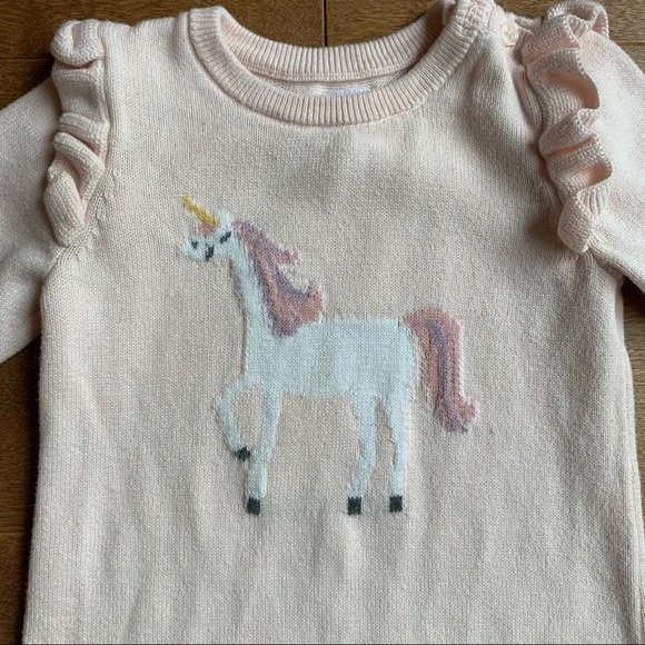 GAP Toddler girl unicorn jumpsuit 12-18m - Picture 2 of 4